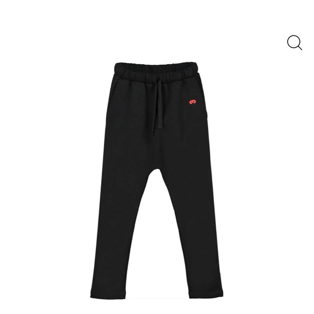 Classic Black Kids Jogger Pants unisex. By Beau Loves